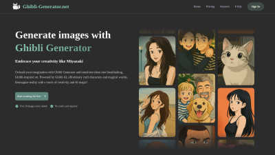 Ghibli Generator - tool for productivity