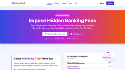 Banknaked - tool for productivity