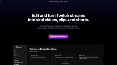 StreamGen - tool for productivity