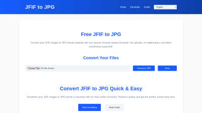 JFIF to JPG Converter - tool for productivity