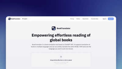 BookTranslator - tool for productivity