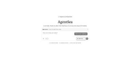 AgentSea - tool for productivity