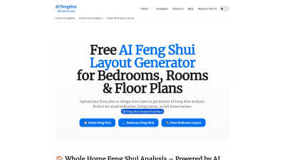 AI Feng Shui Generator - tool for productivity
