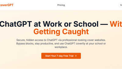 UndercoverGPT - tool for productivity