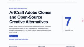 Adobe Alternatives - tool for Directories