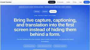 AI Audio Translator - tool for Audio & Music