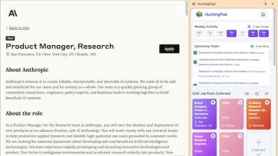 HuntingPad - tool for productivity