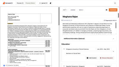 RemakeCV - tool for productivity