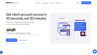 LinkMyAgency - tool for productivity