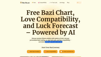 Shen Shu | Bazi Calculator Powered by AI - tool for productivity