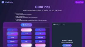 JiffyChoice - tool for productivity