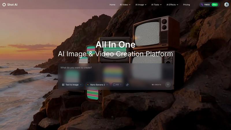 ShotAI application interface and features