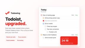 Todowing - tool for Personal Development
