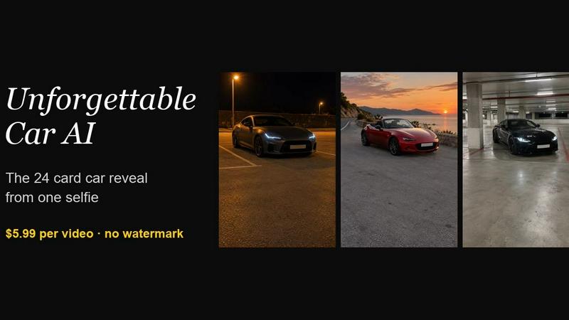 Unforgettable Car AI application interface and features