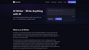 AI Writer Pro - Write.info - tool for AI Assistants
