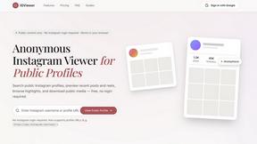 IG Viewer - tool for Social Media