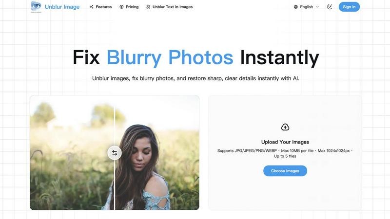 Unblur Image screenshot